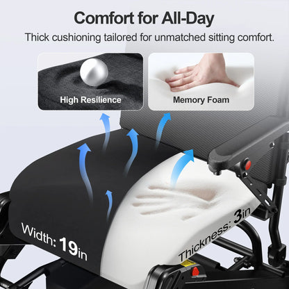 40 Miles Longest Range Electric Wheelchair EW5001 Tivaro