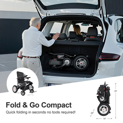 40 Miles Longest Range Electric Wheelchair EW5001 Tivaro