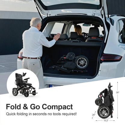 35 Miles Longest Range Electric Wheelchair EW5003 Tivaro