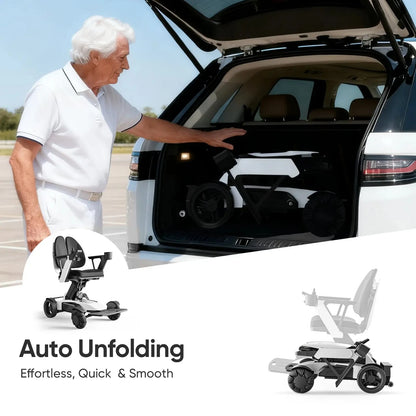 Intelligent Electric Wheelchair for Adults EW8001-3D Wing-White Tivaro