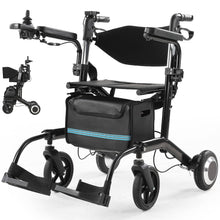 4 in 1 Wheelchair Rollator Walker Combo EW6001 Tivaro