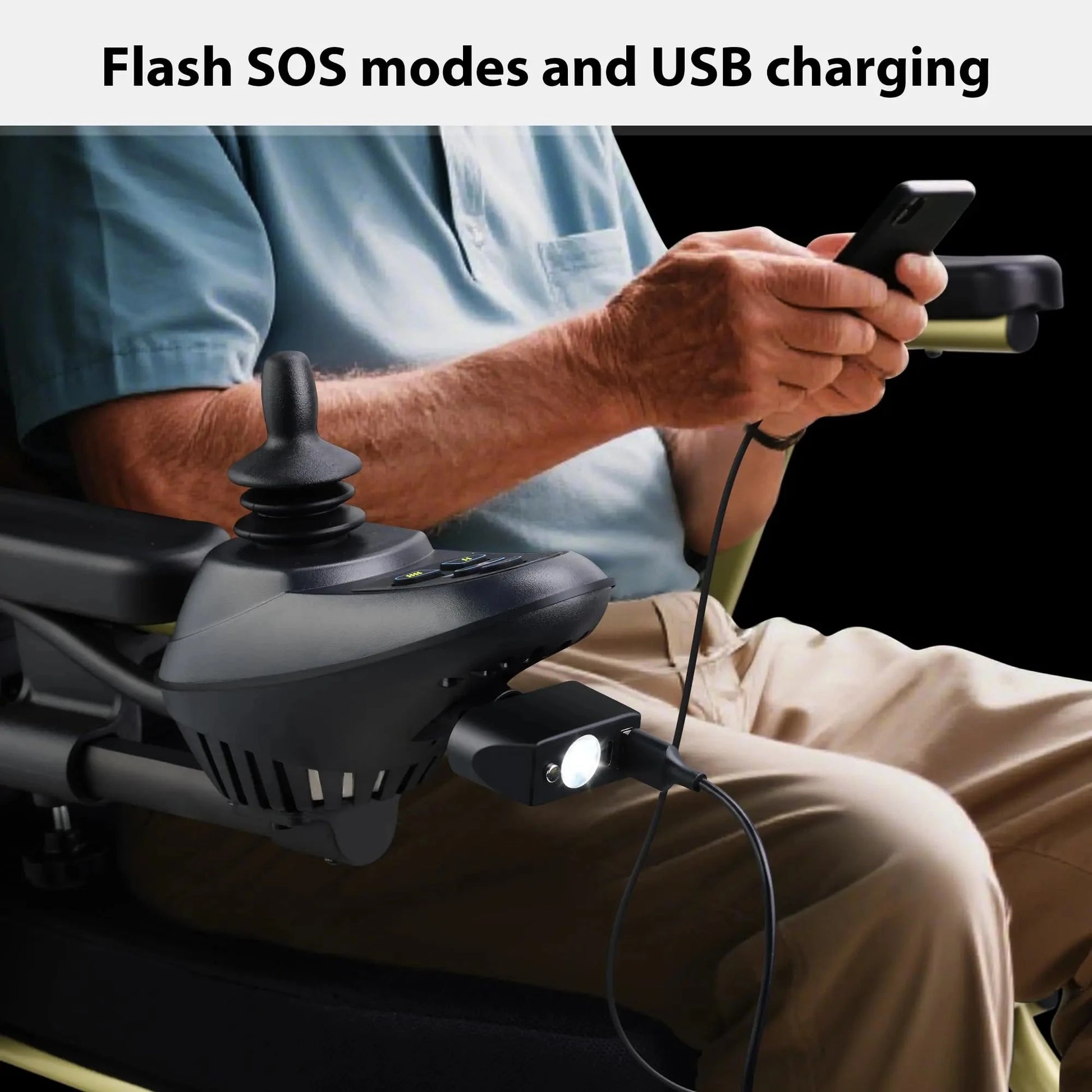 Wheelchair Led Light Power Wheelchair Accessories LEDL001 Tivaro